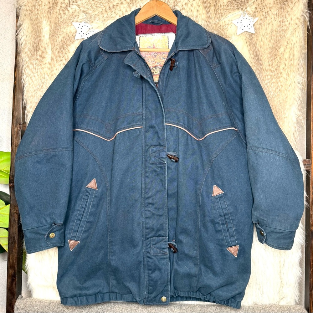 Vintage Andy Johns Blue Western Coat